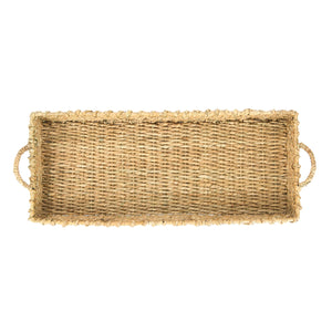 Long Handwoven Seagrass Basket