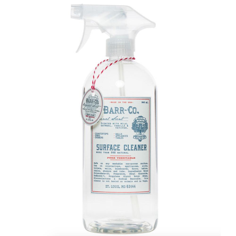 Barr Co Original Surface Cleaner 32 ounce plastic bottle with spray nozzle. 