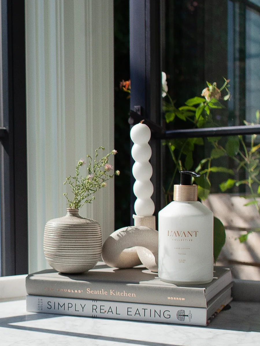 Luxury plant based hand soap eco friendly glass bottle L'AVANT