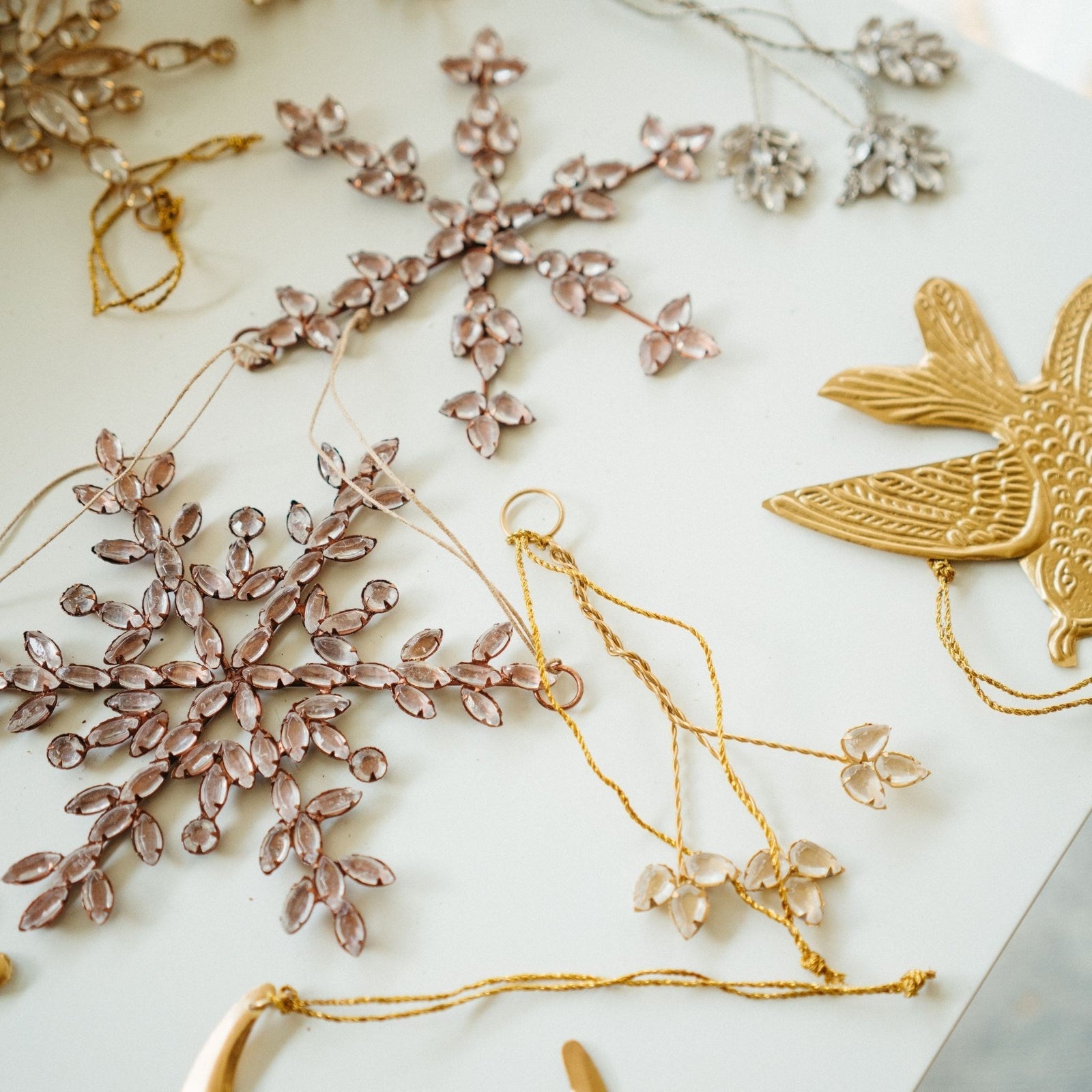 Beaded Snowflake Ornament