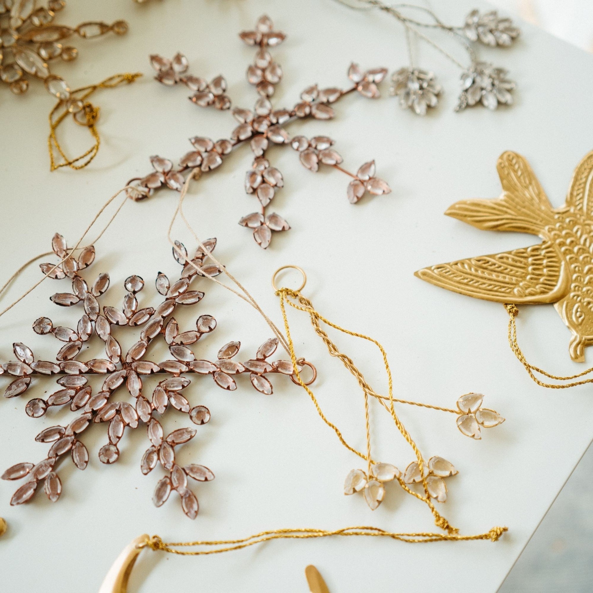 Beaded Snowflake Ornament