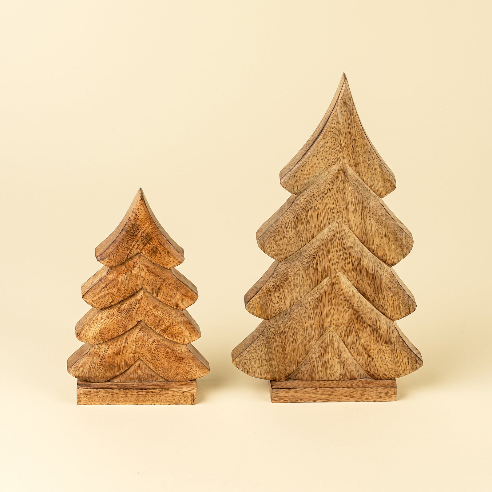 Woodland Pine Carved Tree