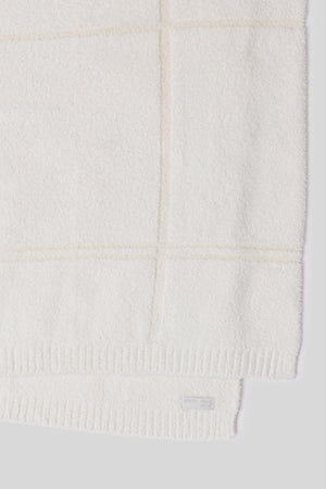 CozyChic Cotton Tonal Plaid Throw | Barefoot Dreams