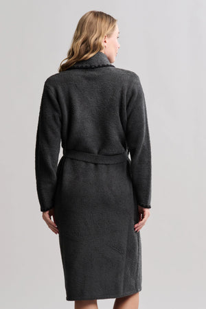 CozyChic Dark Moss Blanket Stitch Robe | Barefoot Dreams