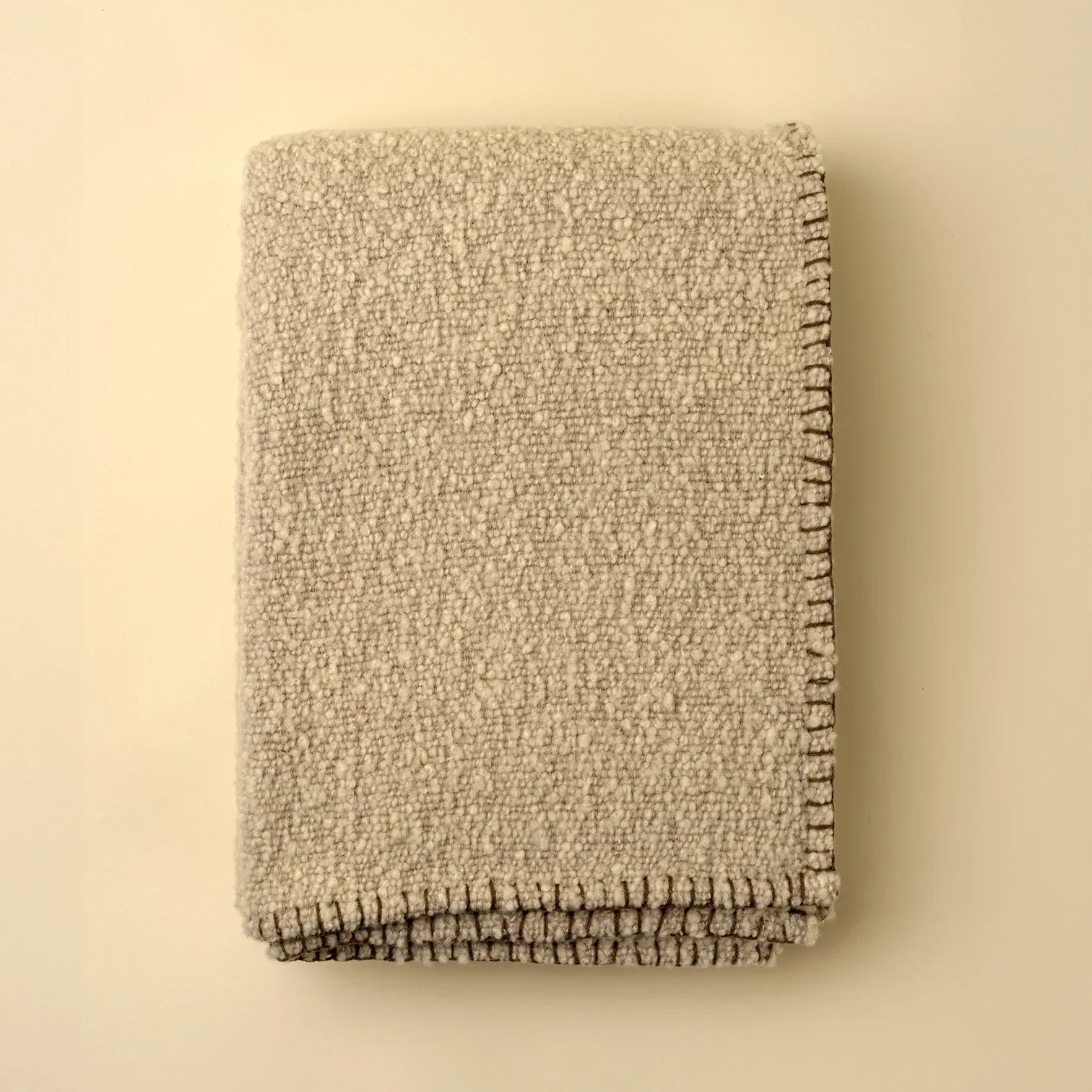 Blanket Stitch Boucle Throw