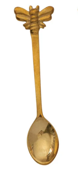 Brass Bee Spoon