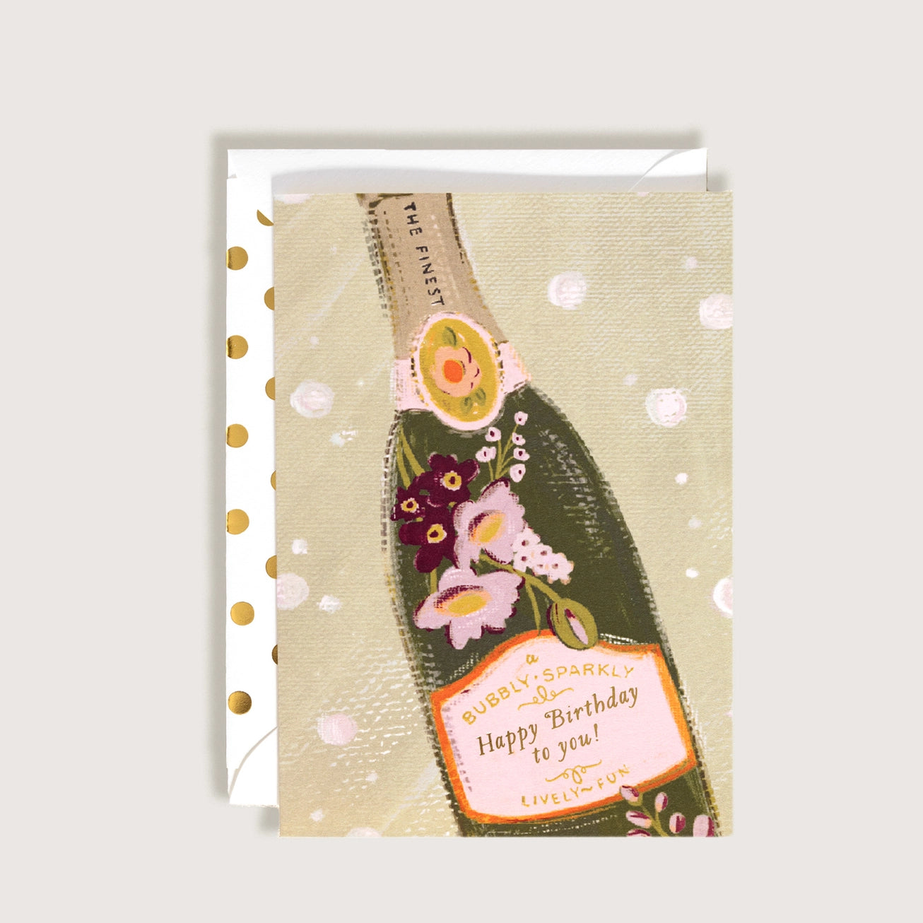 Sparkly Bubbly Birthday Card | The First Snow