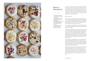 Preview recipe of "Buttery shortbread" cookies found in baking book. Gluten free cookies. 