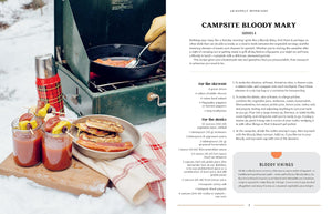 Recipe of "Campsite Bloody Mary" from cookbook "Fireside Warmers" by Emily Vikre. 