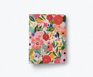 Floral passport holder on a white background. Rifle Paper Co. 