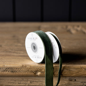 Velvet Holiday Ribbon