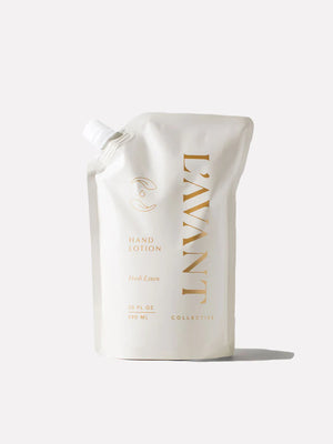 L'AVANT Individual hand lotion refill pouch.