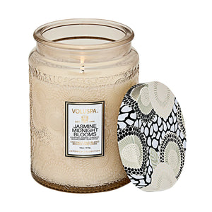 18 ounce Jasmine Midnight Bloom candle from Voluspa. 