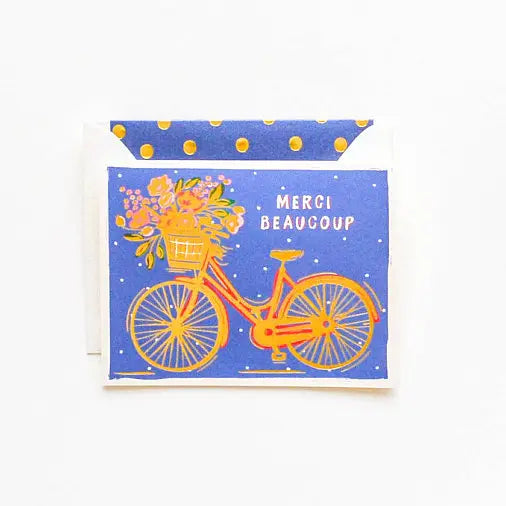 Merci Beaucoup Card | The First Snow