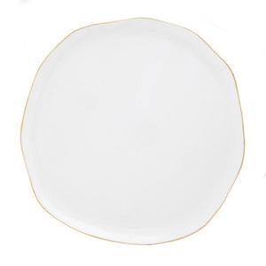 Gold Rimmed Organic Shaped Tray