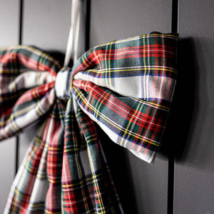 Holiday Plaid Bow
