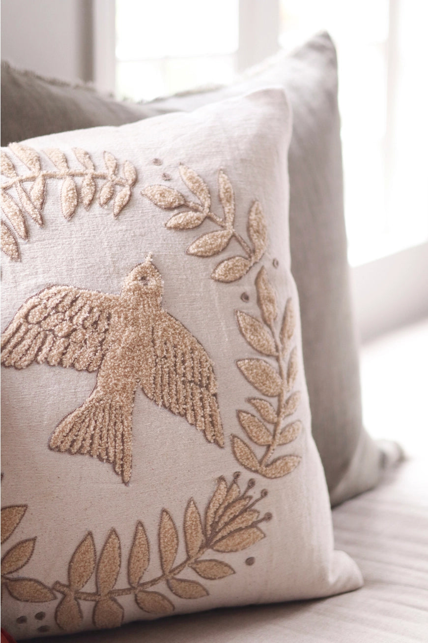 Peace Dove Pillow | 20 x 20