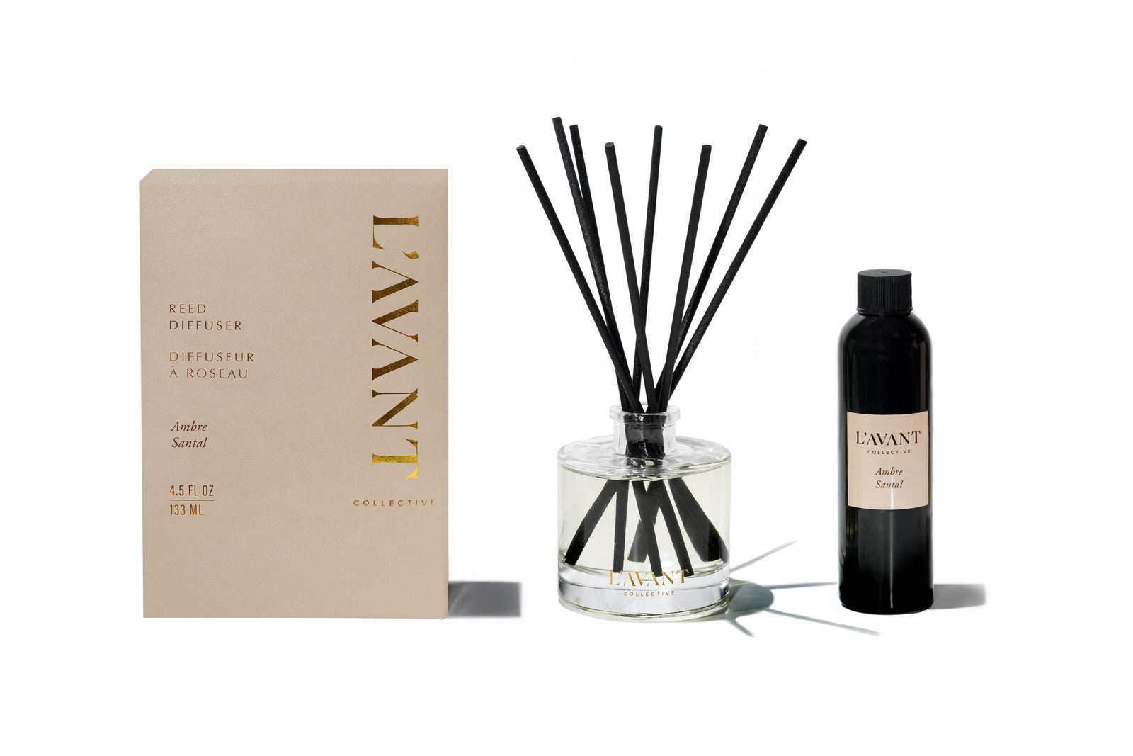 Ambre Santal Reed Diffuser | L'AVANT Collective