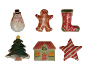 Hand-Painted Holiday Trinket Dish | Holiday