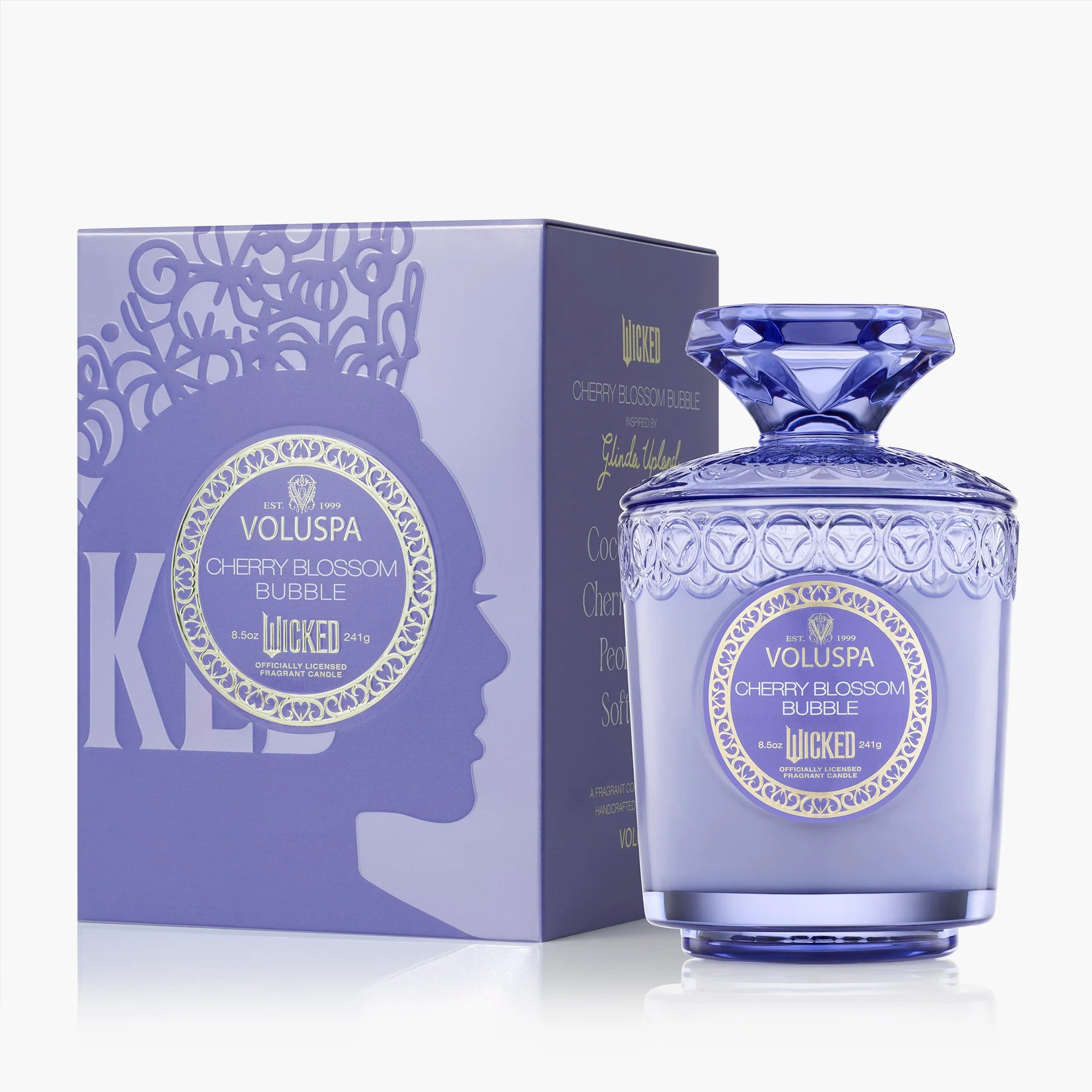 Cherry Blossom Bubble Pedestal Candle | Wicked II | Voluspa