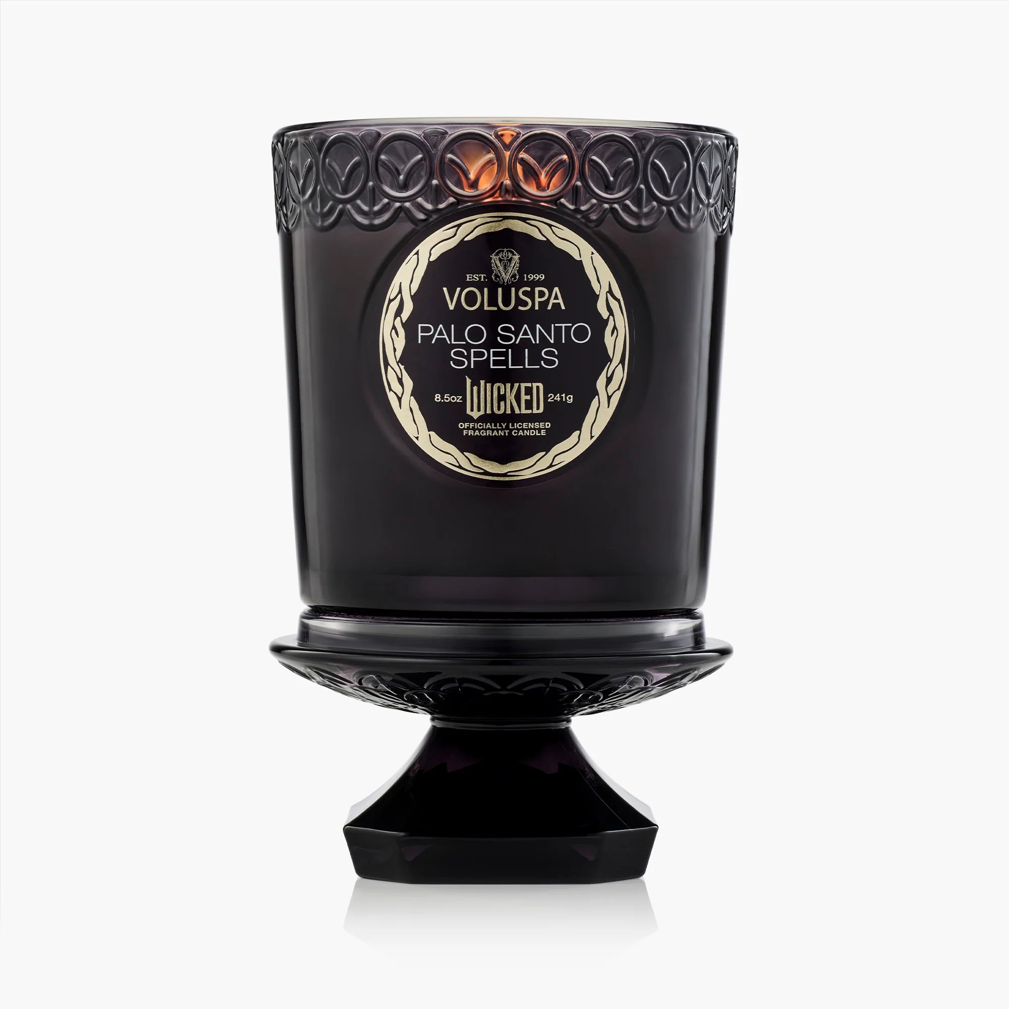 Palo Santo Spells Pedestal Candle | Wicked II | Voluspa