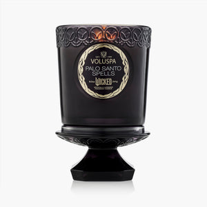 Palo Santo Spells Pedestal Candle | Wicked II | Voluspa