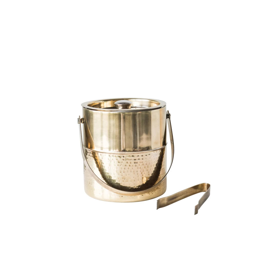 Gold Stainless Steel Ice Bucket