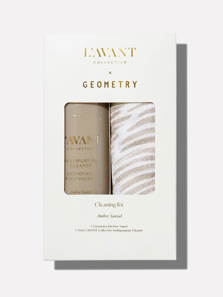 L'AVANT x Geometry Cleaning Kit | Amber Santal