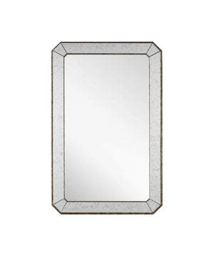 Antiqued Glass Mirror