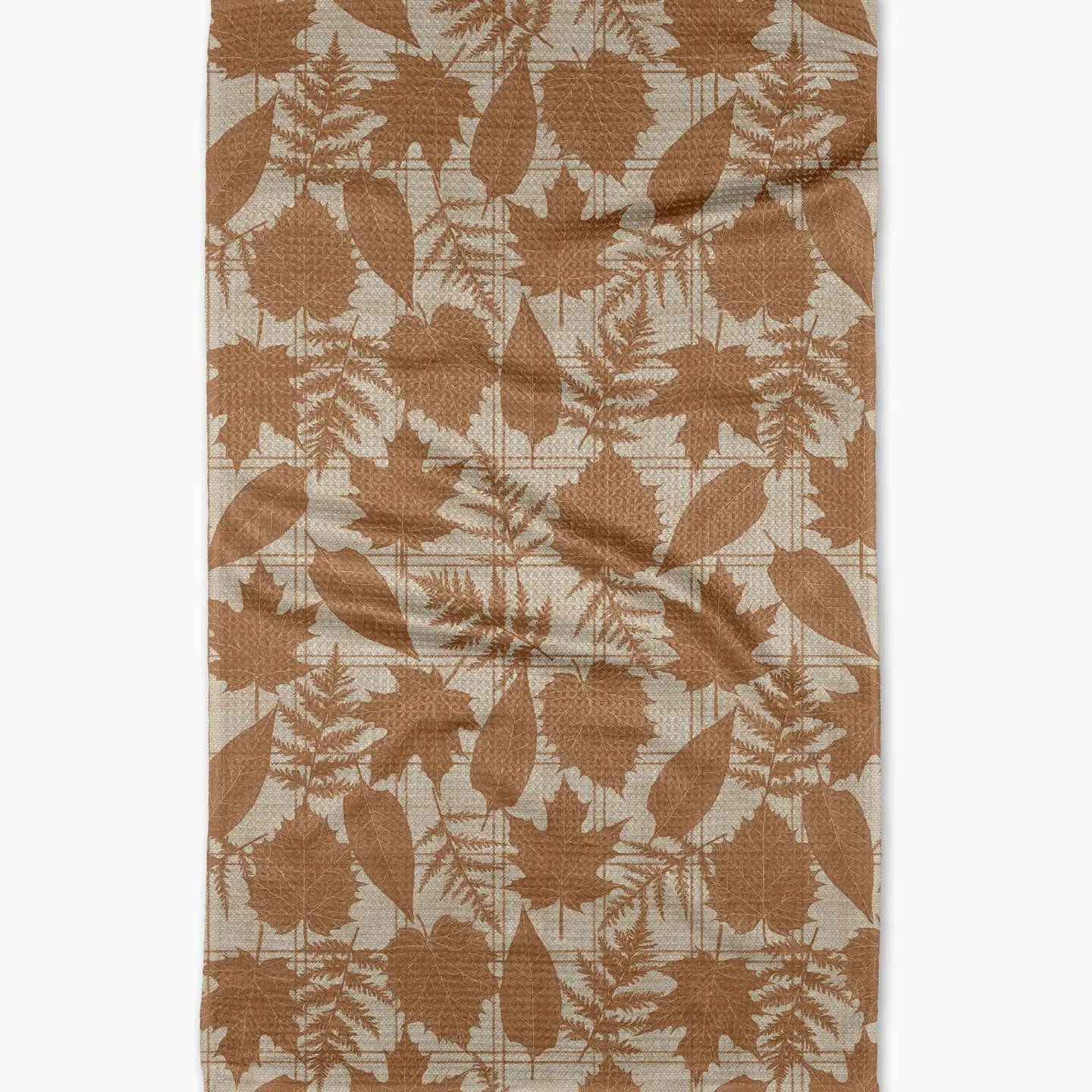 Autumnal Leaves Tea Towel | Geometry