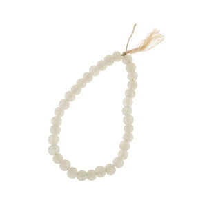 Frosted Glass Tassel Beads