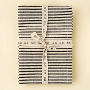 Black Ticking Cotton Tea Towels