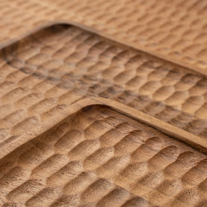 Coastal Carved Wood Tray