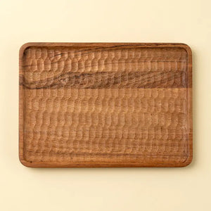 Coastal Carved Wood Tray