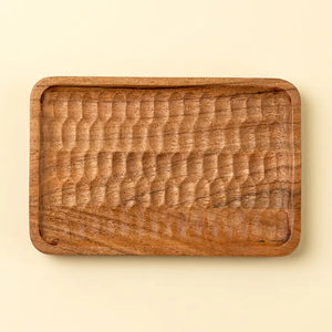 Coastal Carved Wood Tray