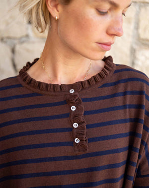 Catalina Ruffle Henley | MERSEA