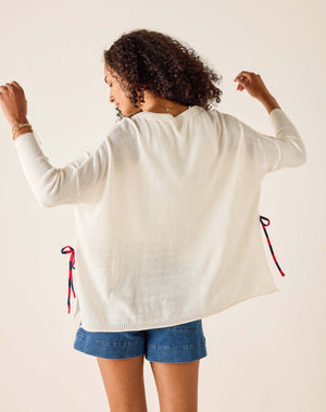 Catalina Tie Back Sweater | MERSEA