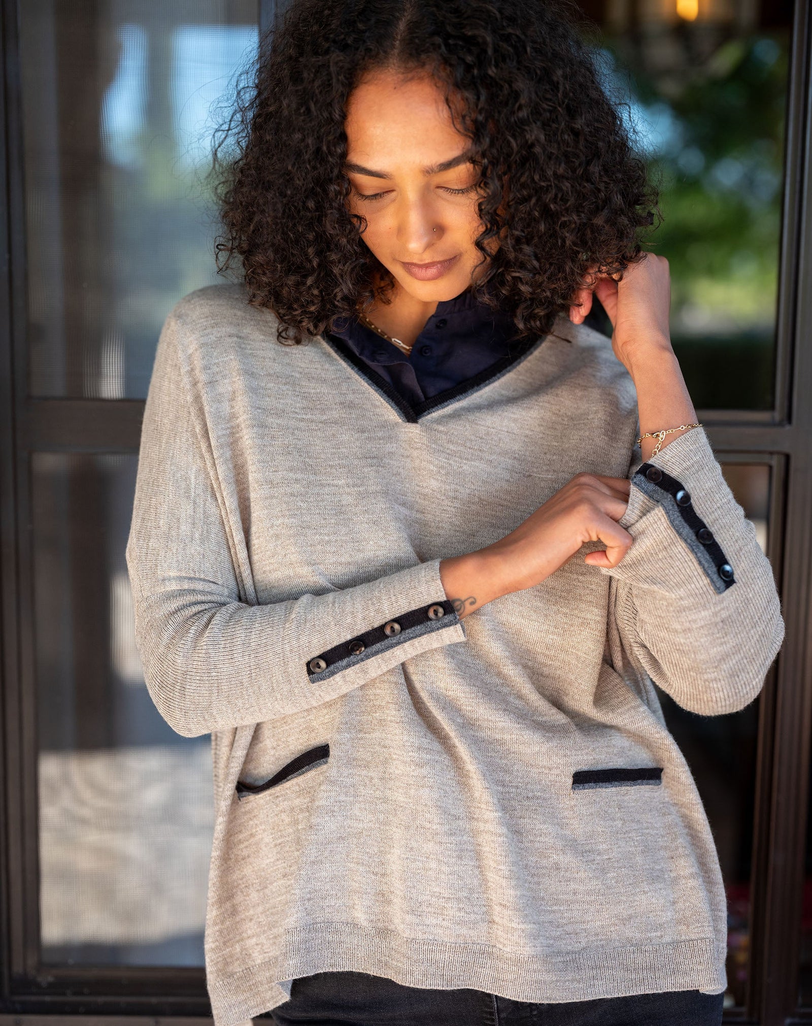 Catalina V-Neck Sweater | MERSEA