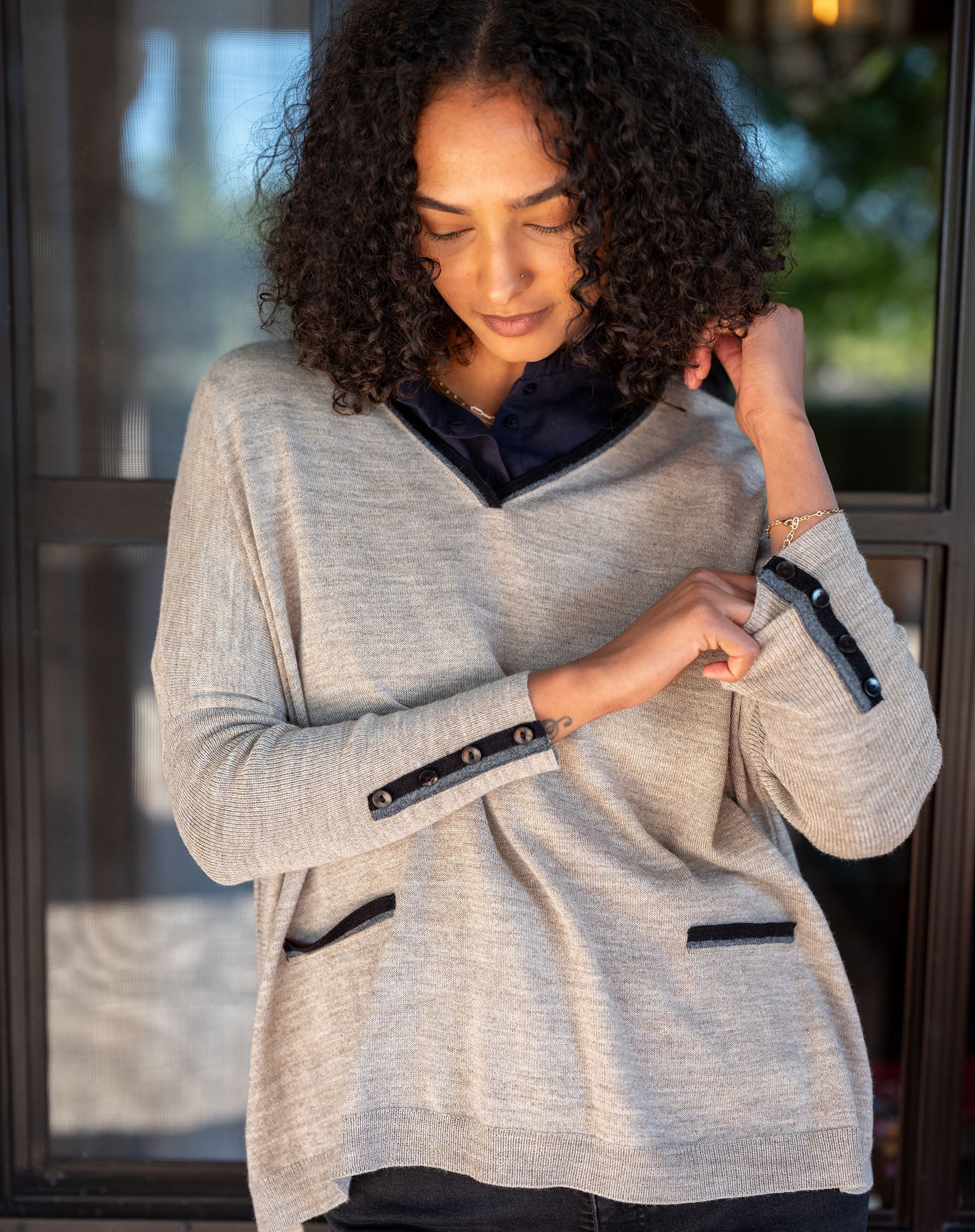 Catalina V-Neck Sweater | MERSEA