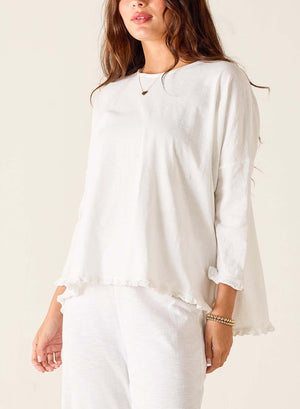 Catalina Ruffle Tee | Mersea
