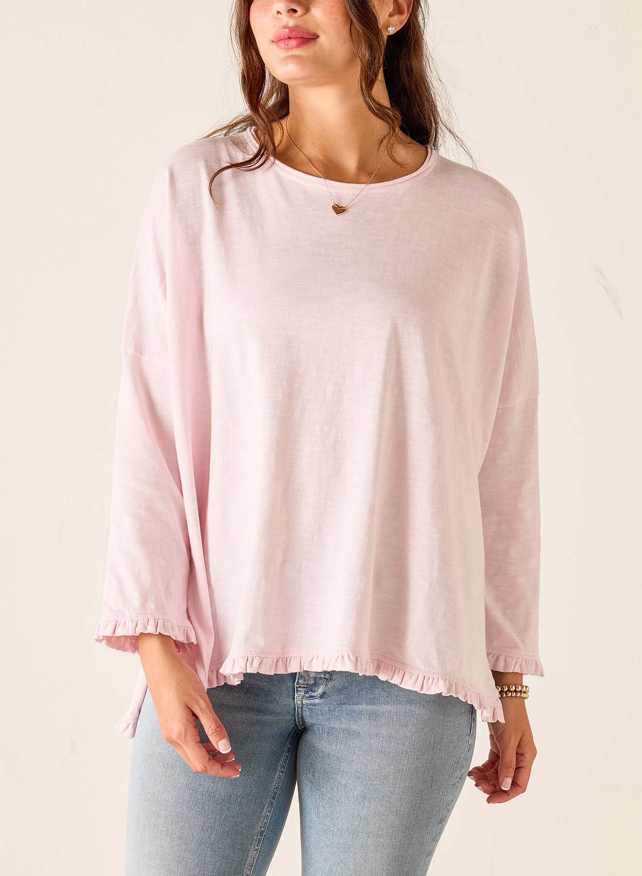Catalina Ruffle Tee | Mersea