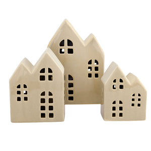 Natural Ceramic House Set