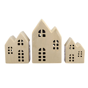 Natural Ceramic House Set
