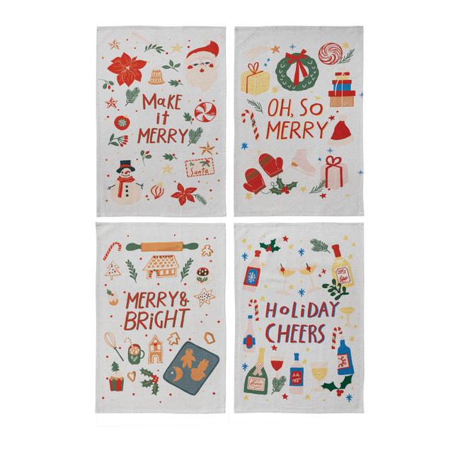 Holiday Printed Tea Towels | Collection