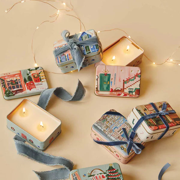 Holiday Candle Tin Collection