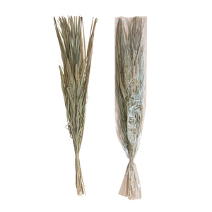 Dried Canary Grass and Date Palm Bunch