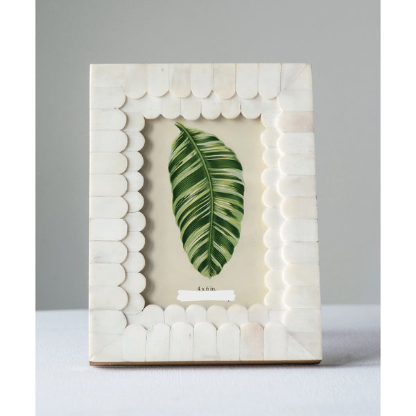 Scalloped Bone Frame | Northlight Interiors - Northlight Interiors, Inc.