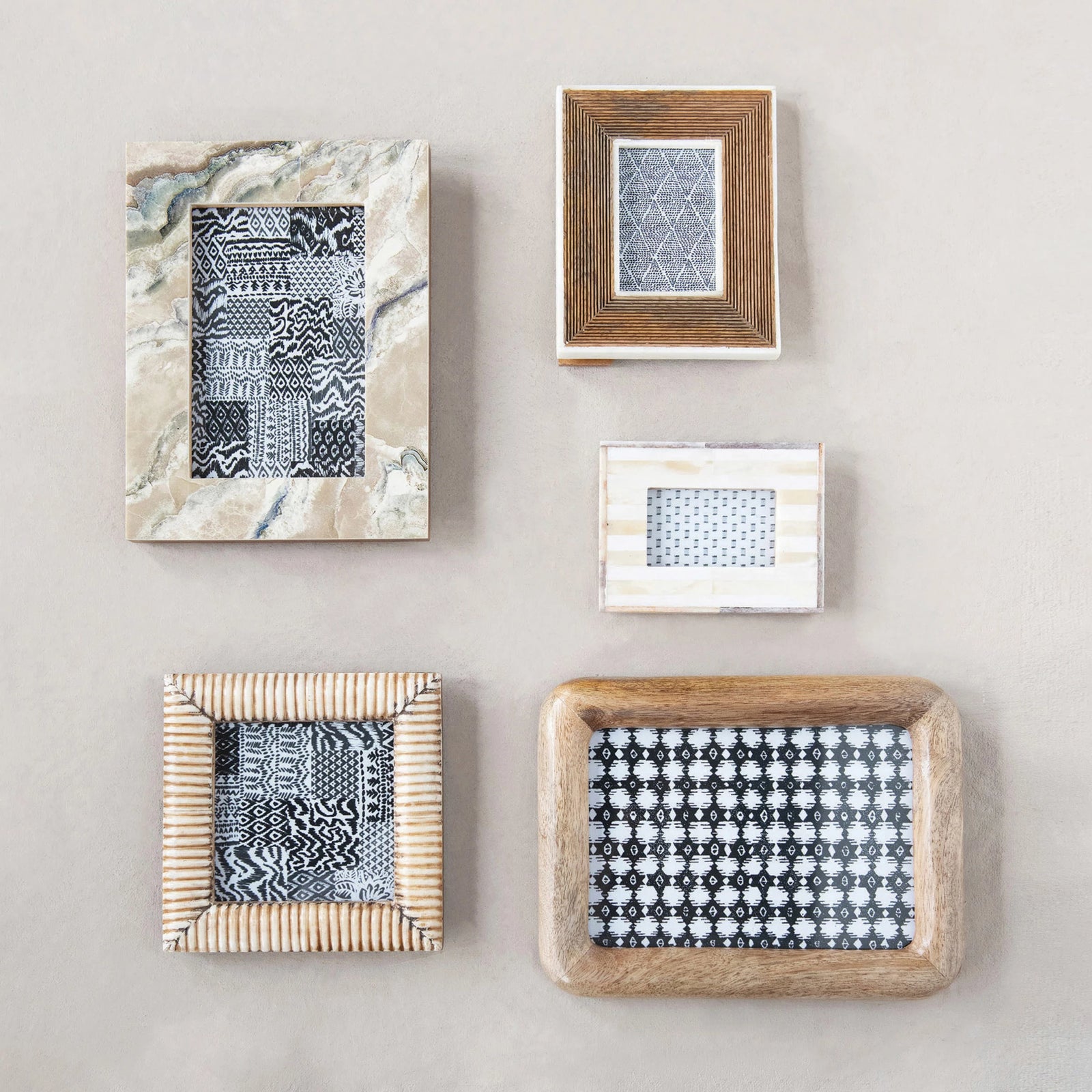 Wood and Bone Mini Frame