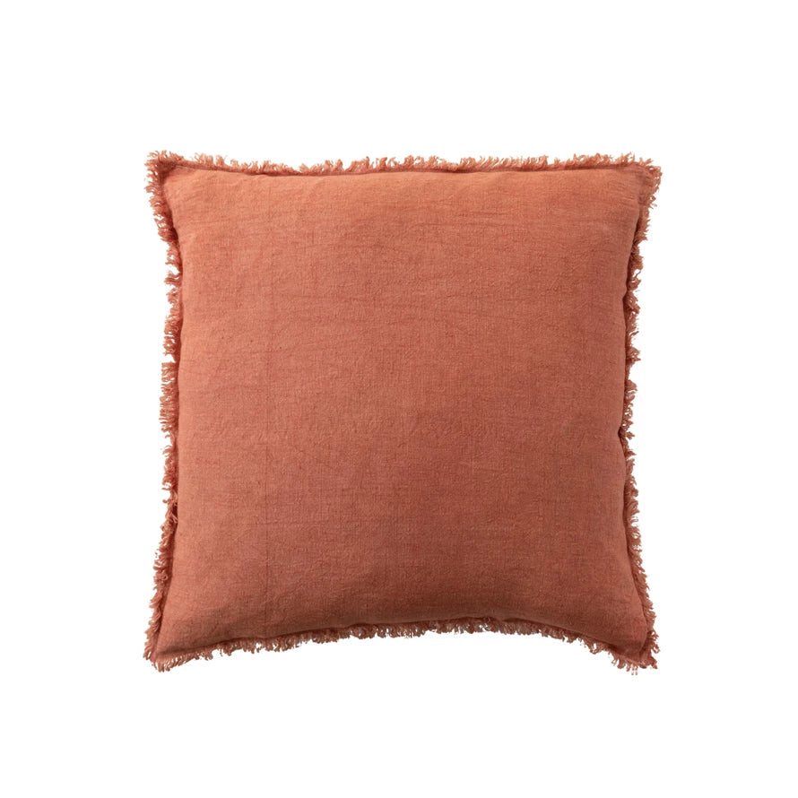 Stonewashed Linen Pillow