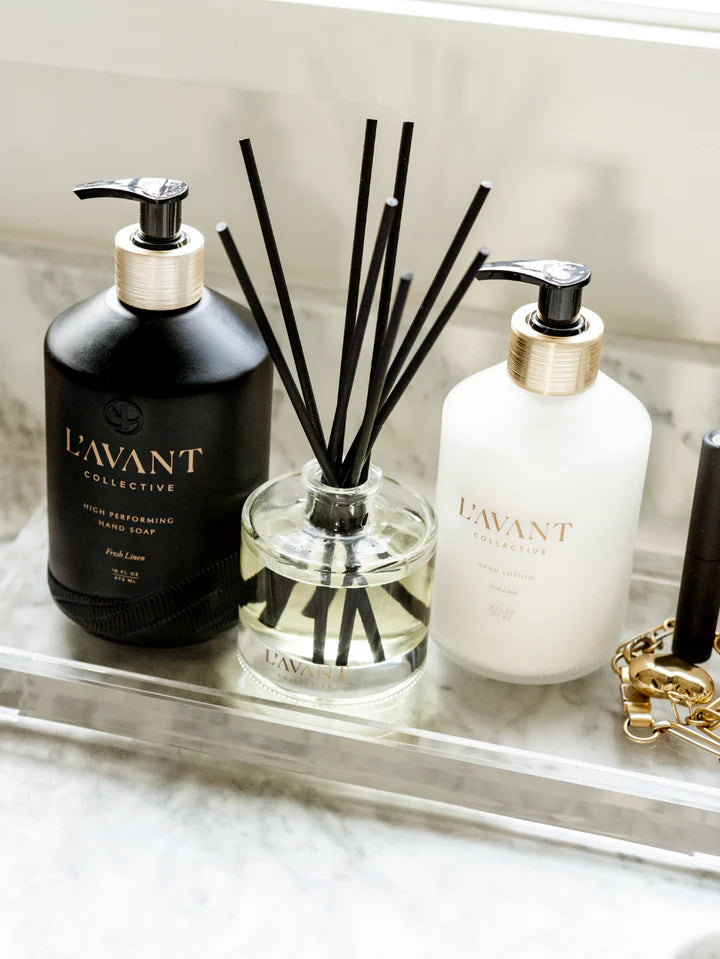 Collection of plant based home cleaning and fragrance products from LAVANT Collective. Seattle based clean living. 